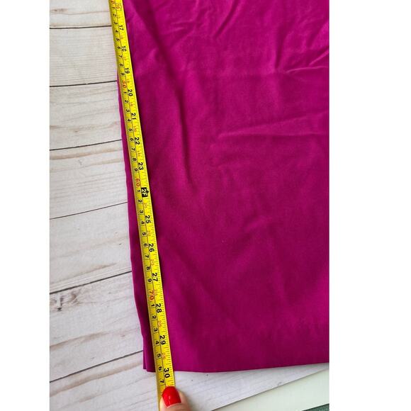 Vintage Silk Sunny Leight 100% Silk Pants - Fuchsia, Size Medium - Picture 10 of 12